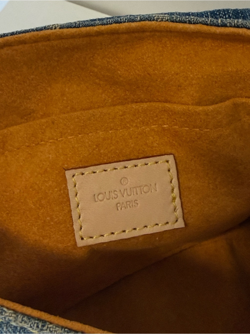 LV Mini Pleaty Denim Bag - Picture 5 of 8